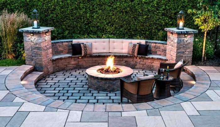 40 Best Sunken Patio Fire Pit Ideas for Your Backyard